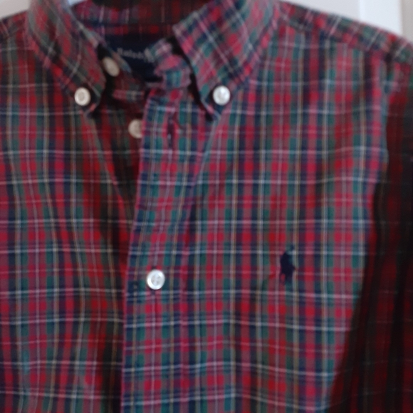 Ralph Lauren, Boy's Size 6, Plaid BDC LS SHIRT - Picture 6 of 6